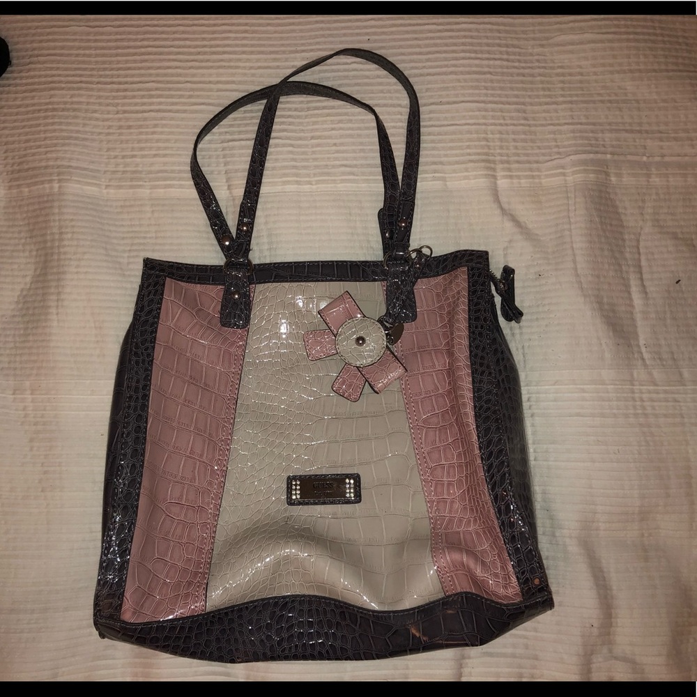 Authentic snake print Guess purse